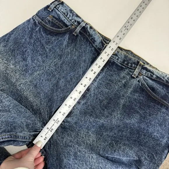 Vintage Levi's Mens Jeans 42x30 Blue Cotton Tapered Leg Deadstock Made in USA - Picture 7 of 16